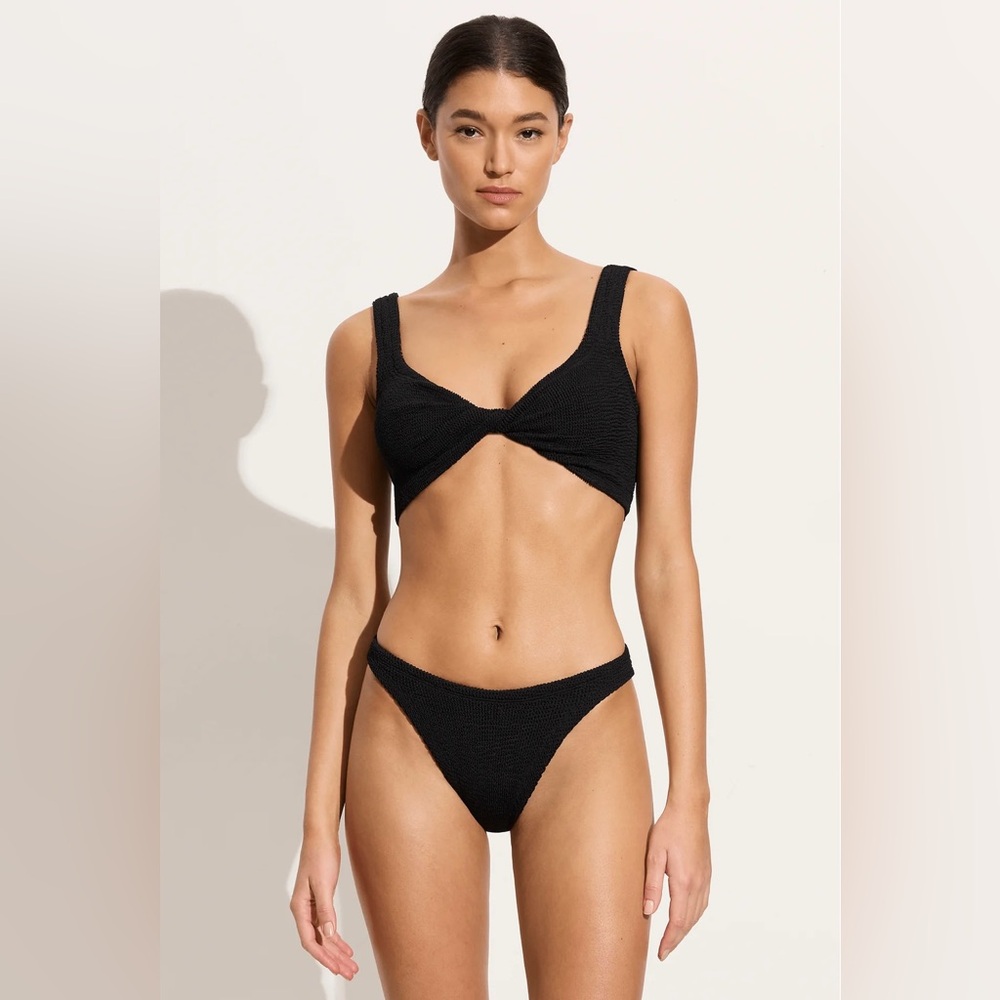 HUNZA G  Juno Bikini - Black
